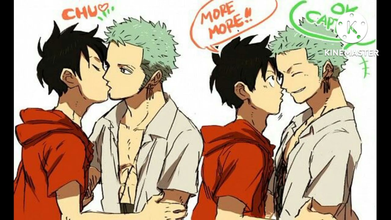 Zoro x Luffy ( not my art)