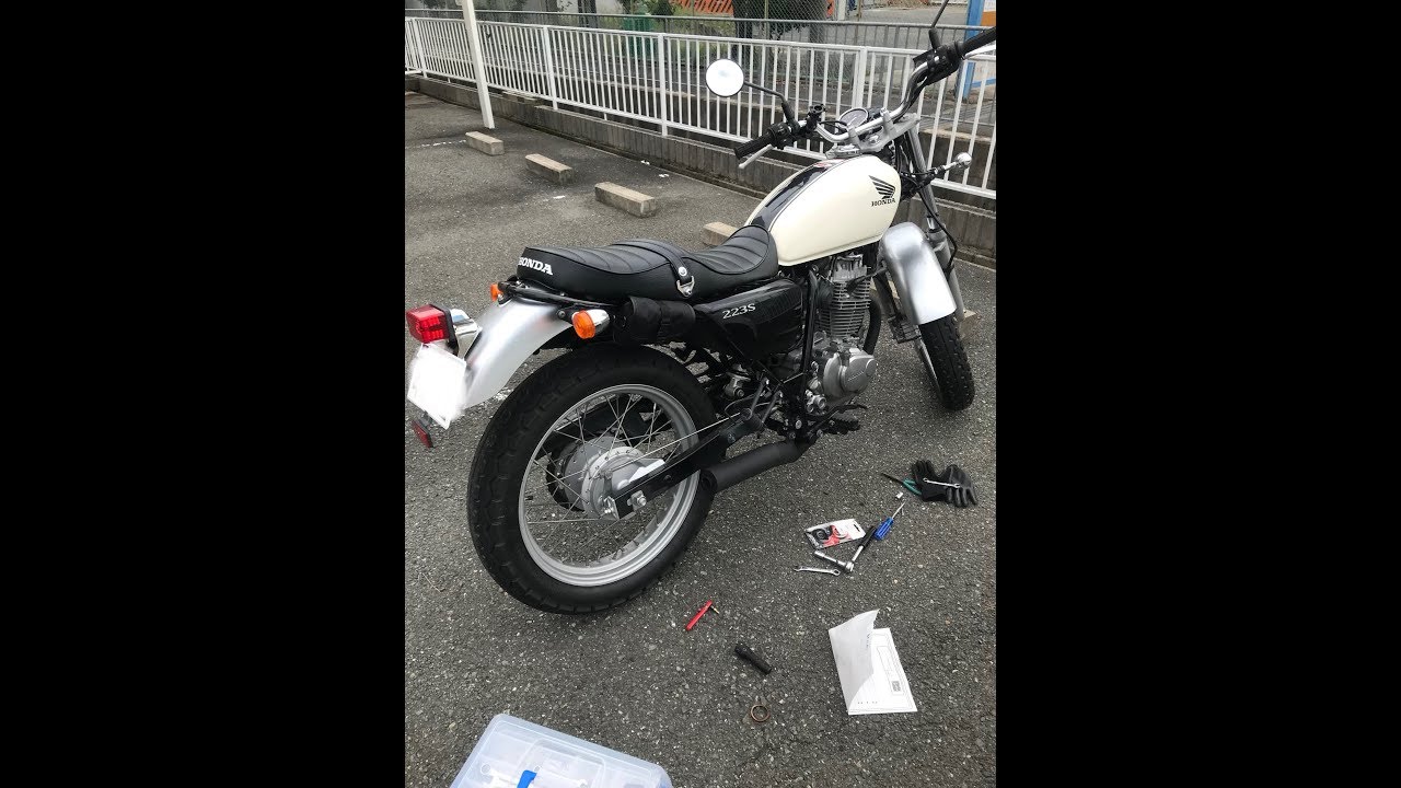 モトブログ2018/10/05 マフラー交換しました