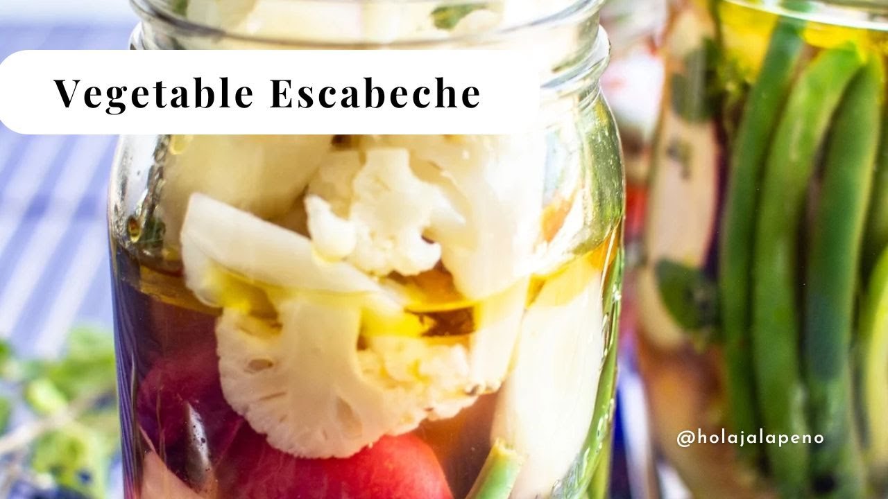How To Make Vegetable Escabeche | Mexican Pickled Vegetables | Easy Pickling Recipe, No-Canning