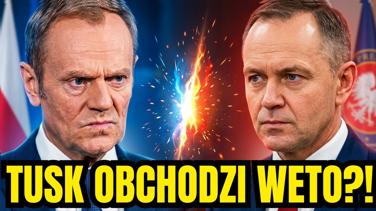 TUSK OSZALAŁ! CHCE OBEJŚĆ WETO NAWROCKIEGO! KOALICJA SIĘ ROZPADA? 