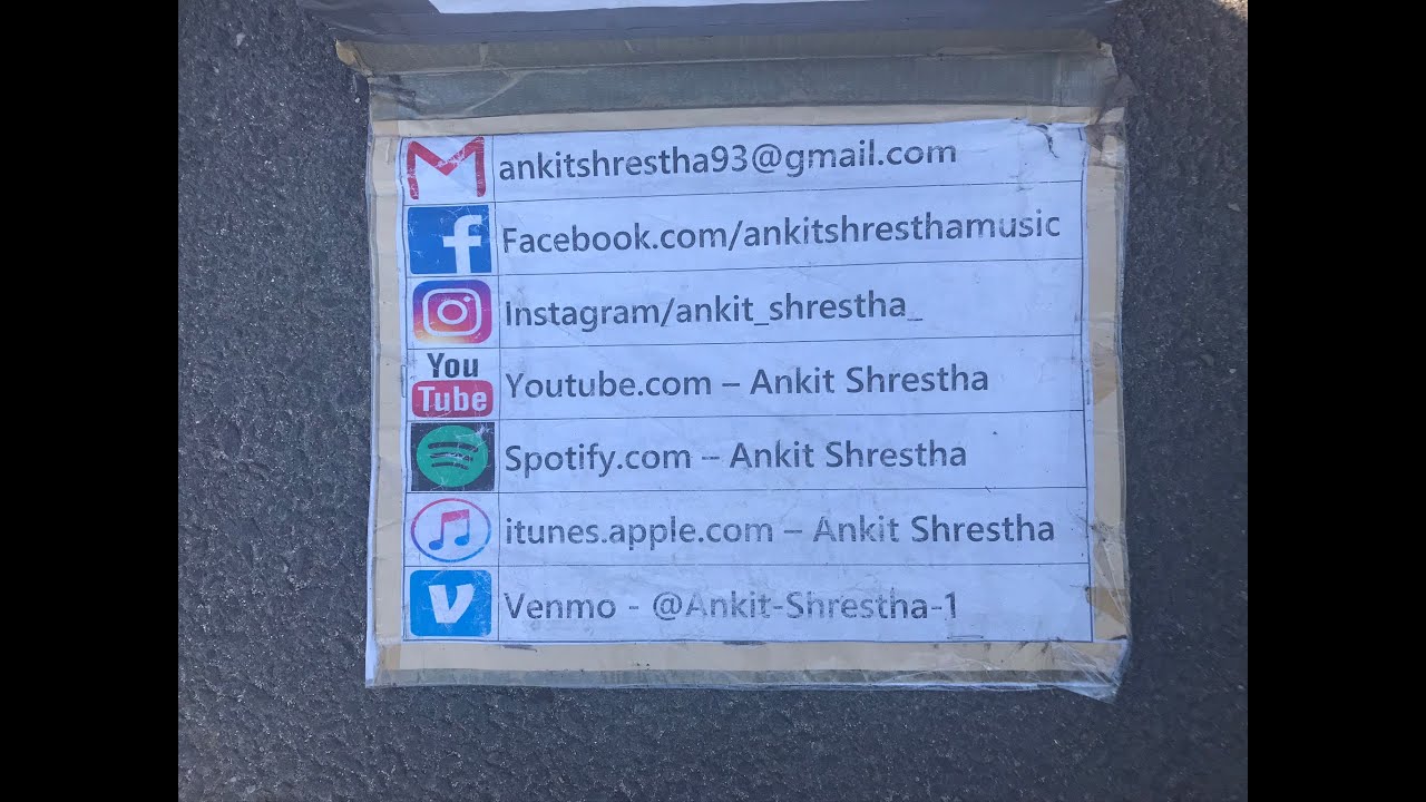 Ankit Shrestha - Creep (Radiohead cover, Central Park, New York, March 2020)