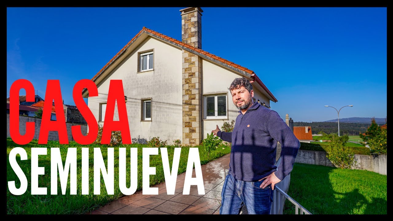 VENDIDA. 💥¡¡MAGNÍFICA CASA SEMINUEVA con TERRENO en Ponteceso (A Coruña-Galicia)!!