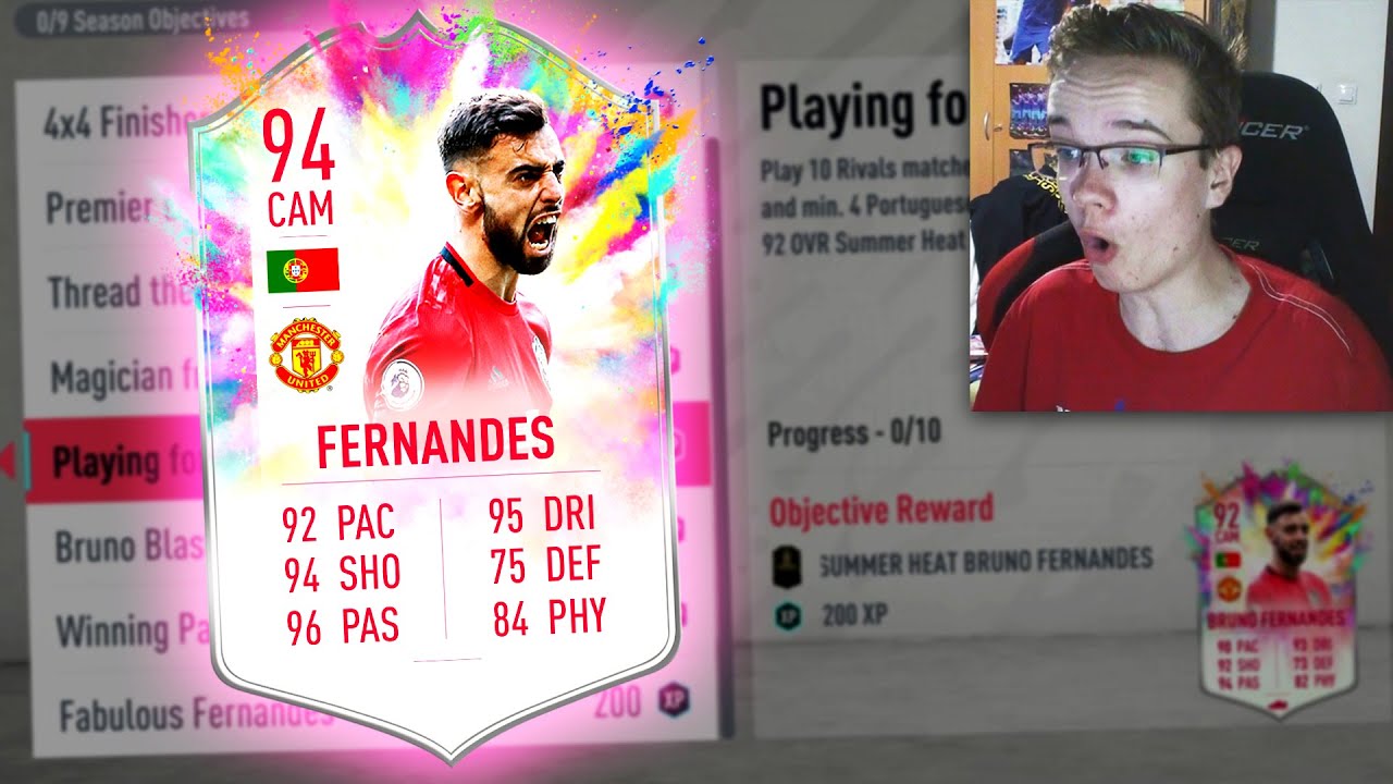 OMFG 94 OBJECTIVE SUMMER HEAT BRUNO FERNANDES! 😱