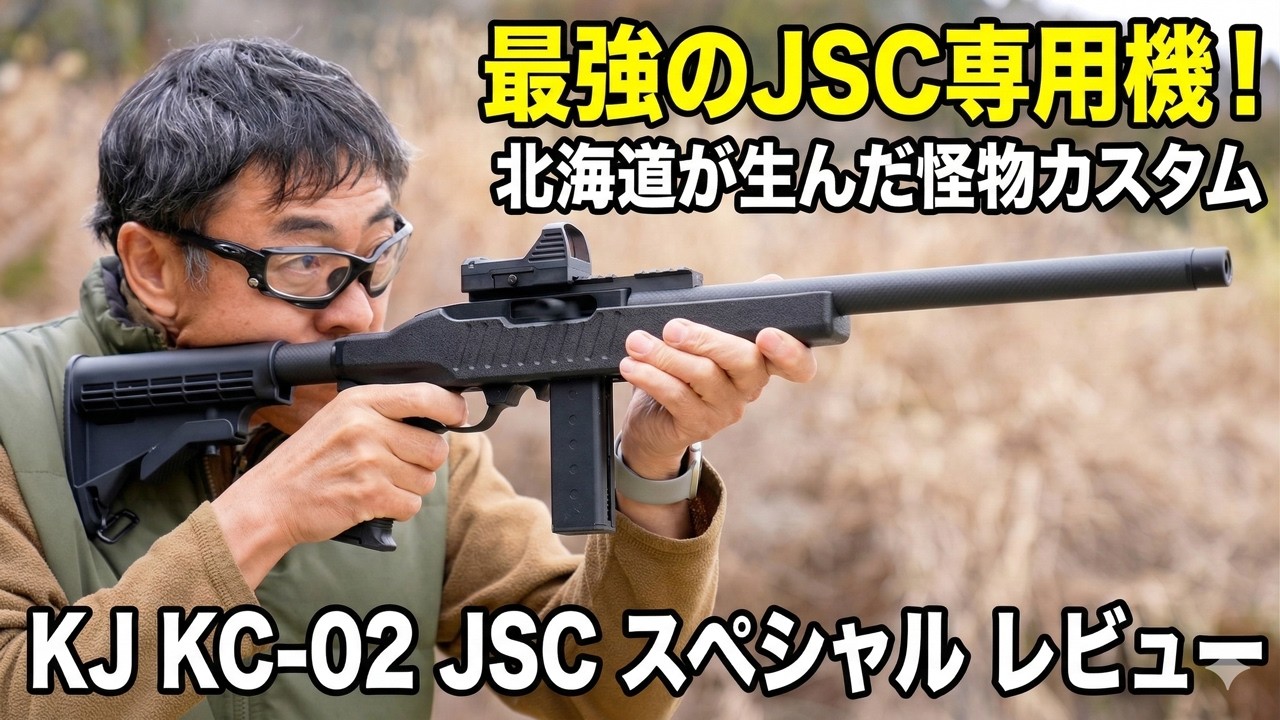 KJ KC-02 JSCスペシャル：競技で勝つための「北海道チューン」を徹底チェック！初速・発射音・操作性すべて見せます
