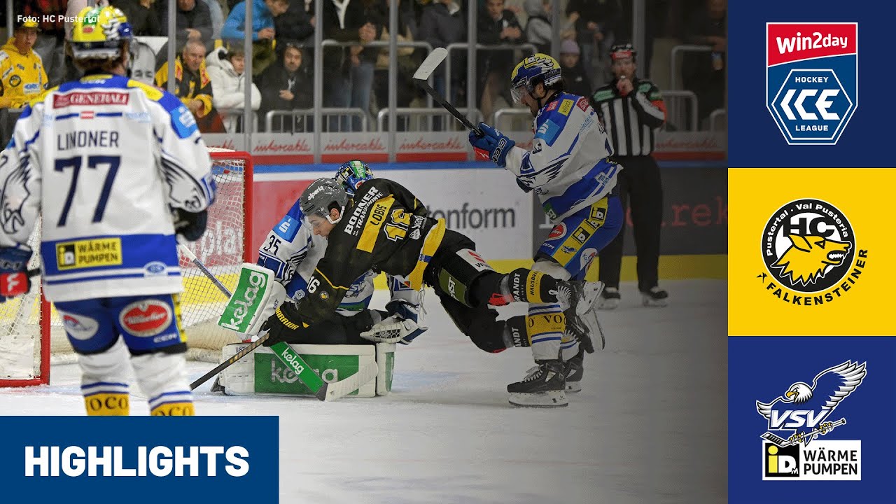 ICE: HC Falkensteiner Pustertal Wölfe vs. EC iDM Wärmepumpen VSV | Highlights