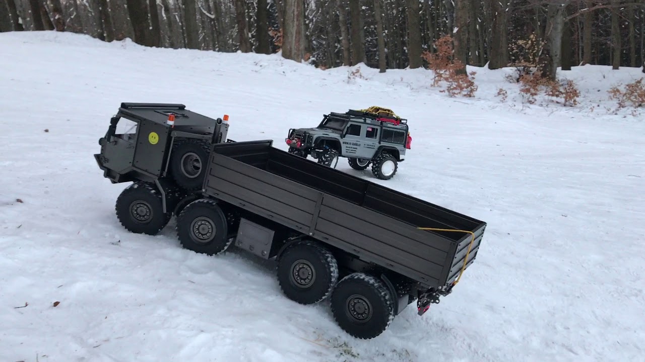 RC Tatra 815/7 8x8 + Traxxas TRX-4