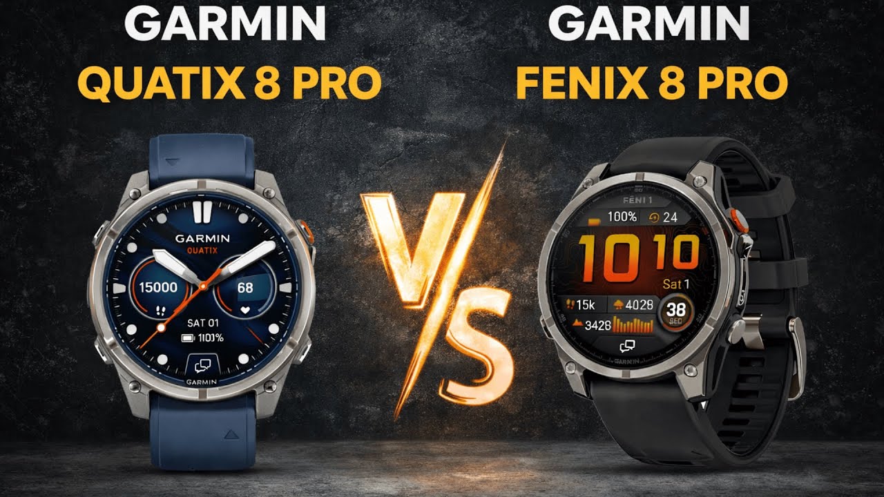 Garmin Fenix 8 Pro vs Garmin Quatix 8 Pro