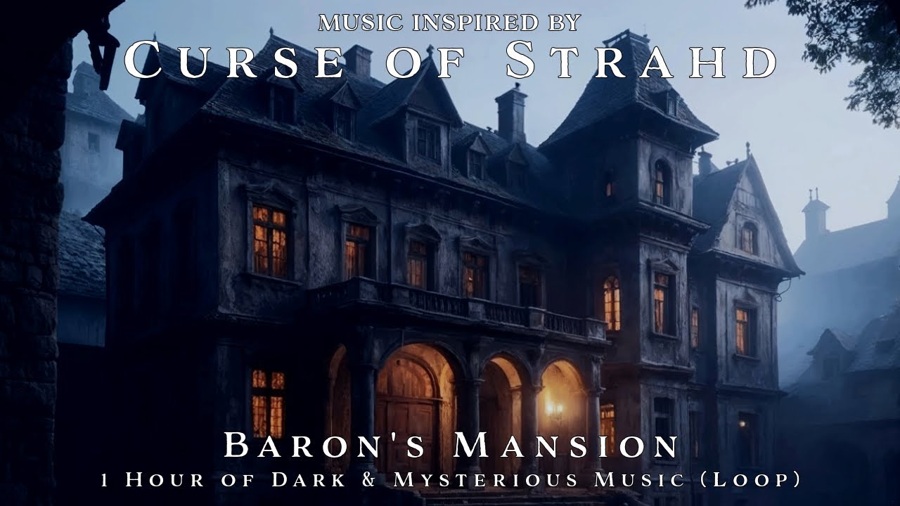 Baron's Mansion | Unofficial Curse of Strahd Soundtrack | 1h TTRPG Dark Background Music | Loop