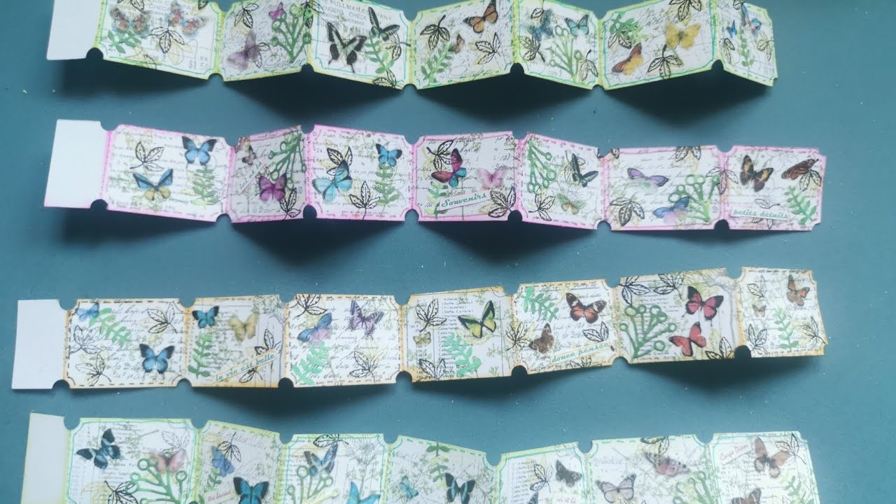tickets printemps #scrap #embellissements  #facile