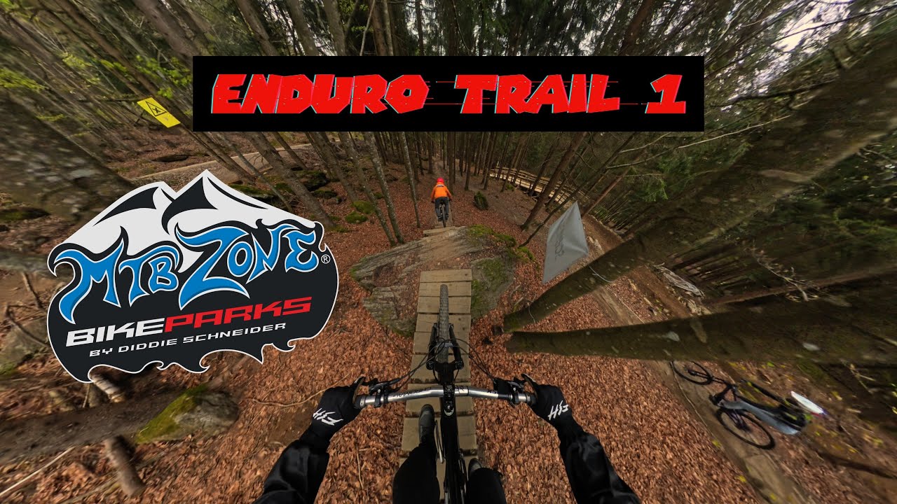 Enduro Trail 1 am Bikepark Geisskopf 2025 - MTB POV