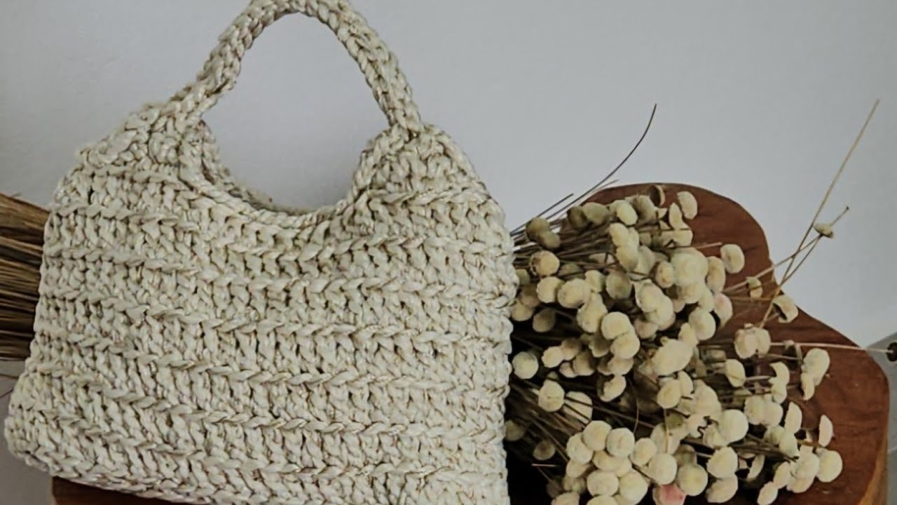 👜 COMO FAZER 3 BOLSAS EM CROCHÊ COM UMA ÚNICA FORMA. 