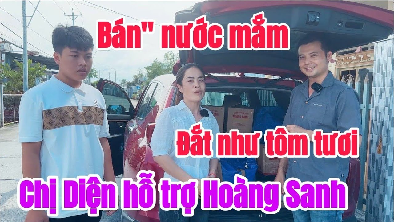 Đã chính thức có NƯỚC MẮM để cùng phát quà cho bà con tại nhà cô Lệ