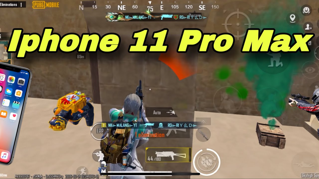 iPhone 11 Pro Max PUBG Mobile   Graphics Test review  March 5, 2026