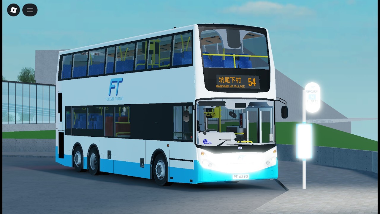 [首日放寬11.3入坑尾下 全網首發] Roblox 西門市54線(往坑尾下村) West Door Route 54 (to Hang Mei Ha)[Roblox Gameplay Ep1325]