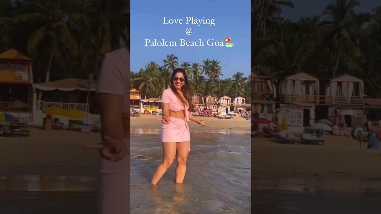 Goa palolem beach 🏖️ south Goa| #shorts #goa