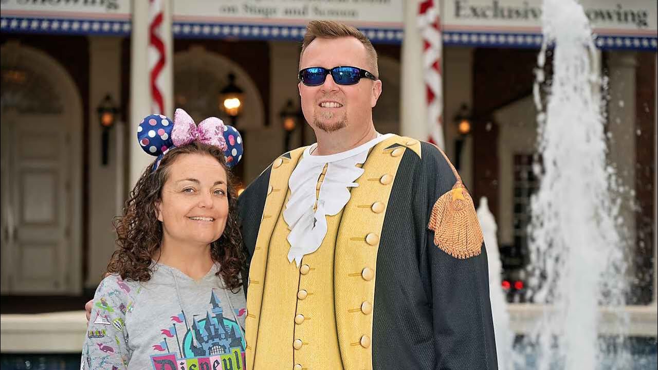 Celebrating President’s Day at Epcot- Lorcana, artwork, and George Washington, too!