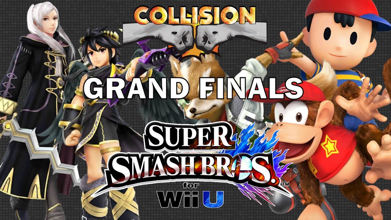 Smash Wii U Tournament Grand Finals - Nairo (Robin/Dark Pit) vs NAKAT (Fox/Diddy/Ness) - Collision X