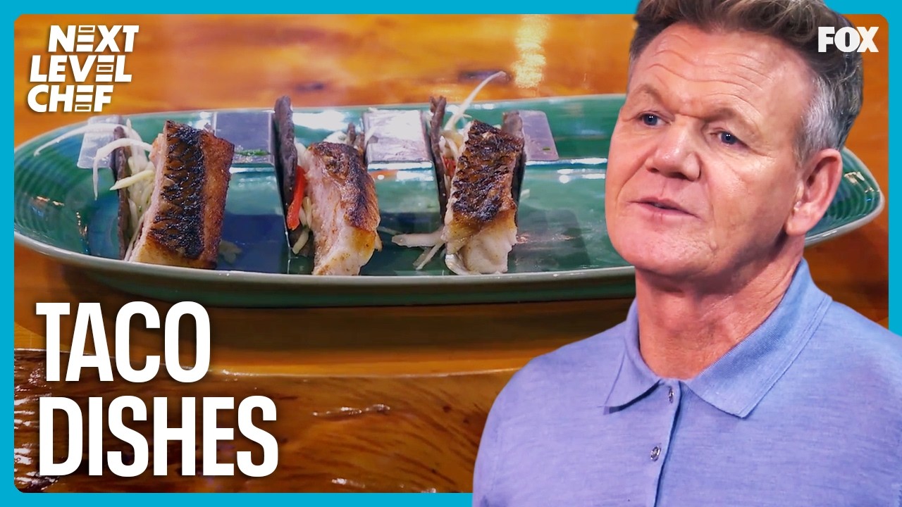 Judges React To The Chefs Elevated Taco Dishes | Next Level Chef