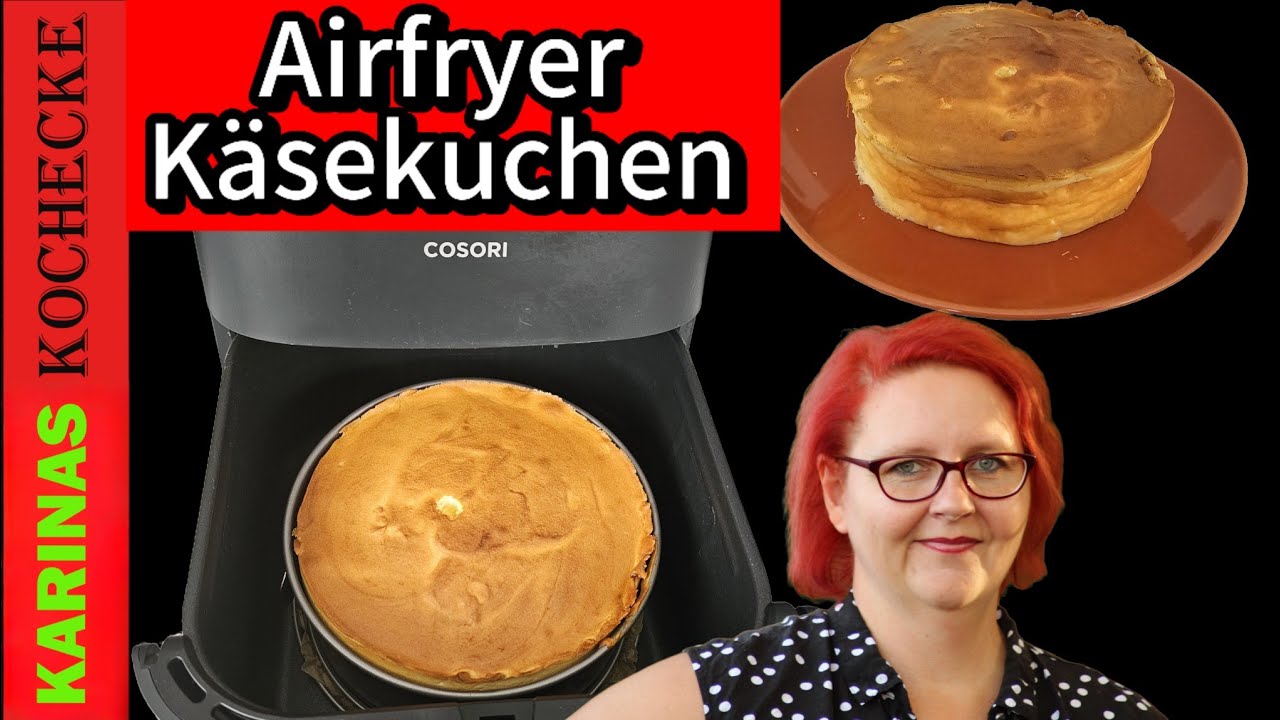 Käsekuchen ohne Boden im Airfryer – Einfaches & schnelles Rezept!