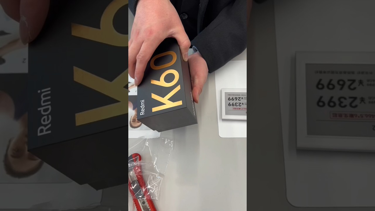 Redmi K60 Unboxing & First Impression #shorts