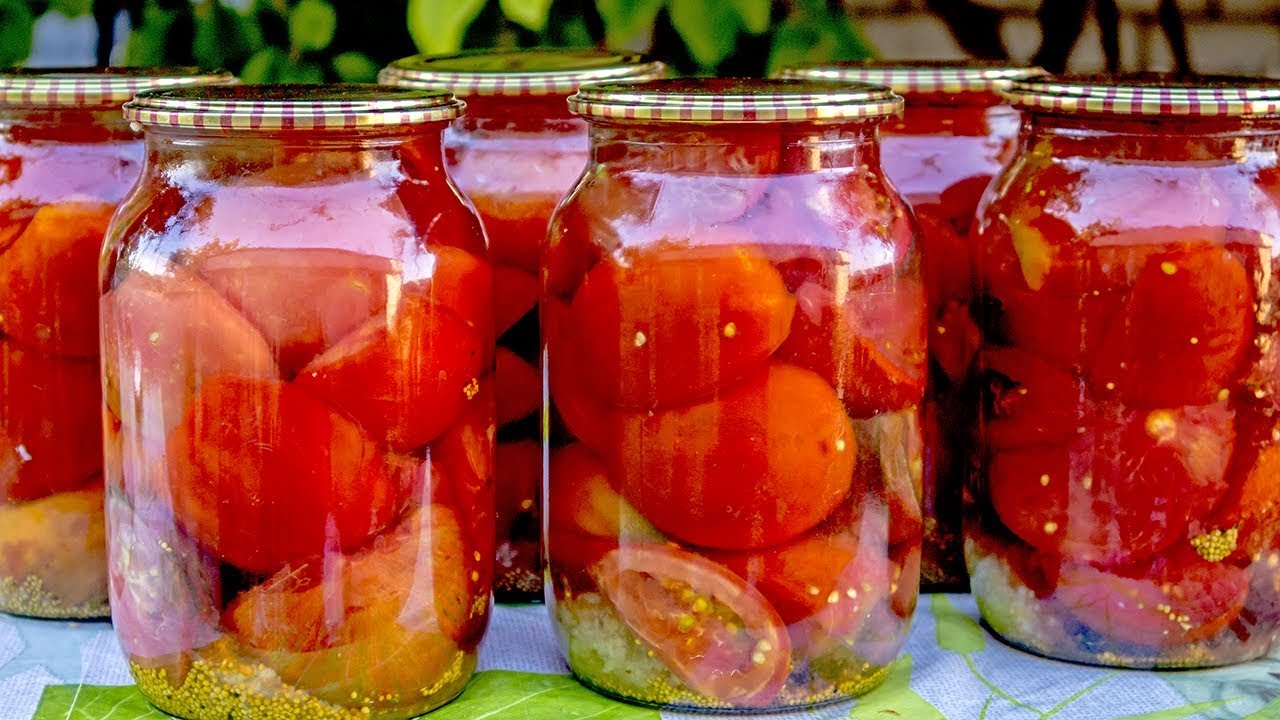 Горчично-чесночные маринованные помидорки | Pickled Tomatoes