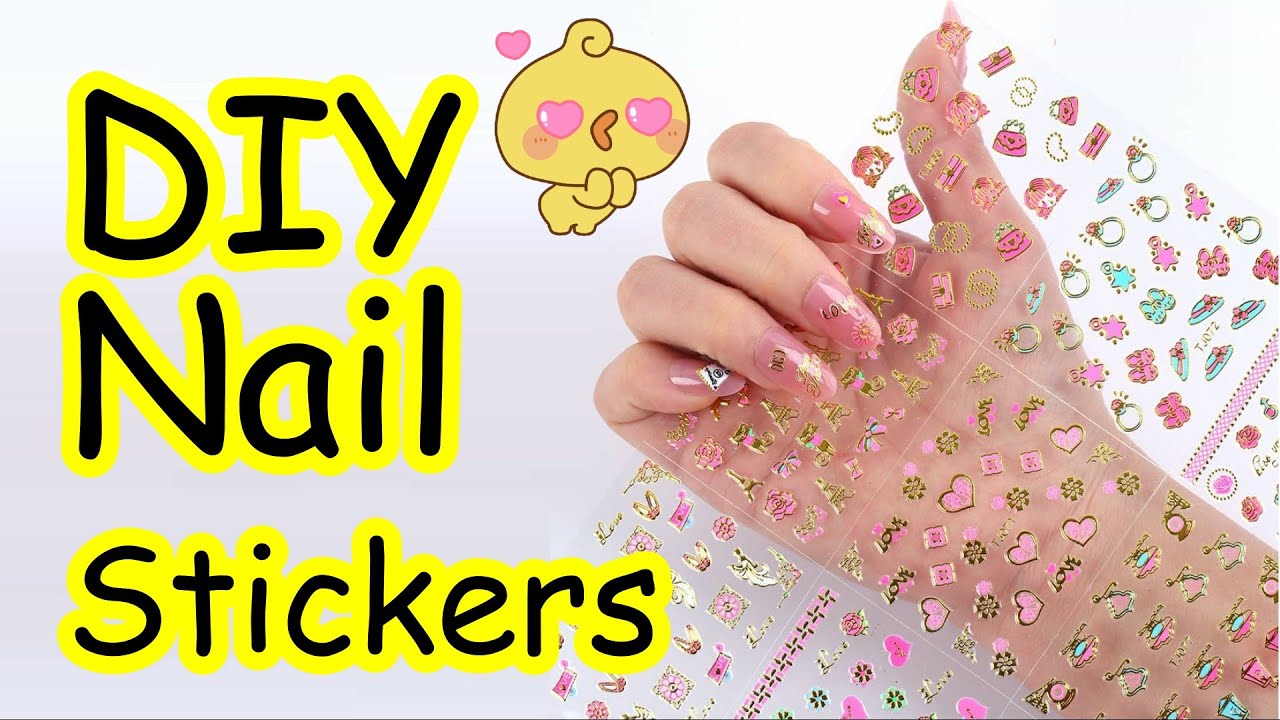 How to make your own nail stickers at home||homemade nail stickers||diy nail stickers||Sajal Malik