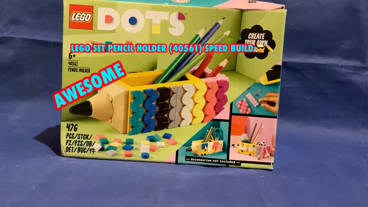 LEGO DOTS PENCIL HOLDER ✏️(40561) SPEED BUILD (funny)