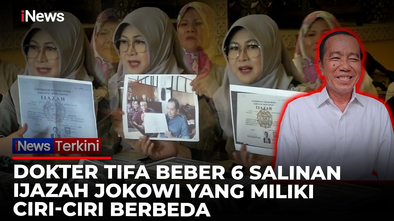 FULL Buka-bukaan 6 Salinan Ijazah Jokowi yang Miliki Ciri-ciri Berbeda | iNews Terkini
