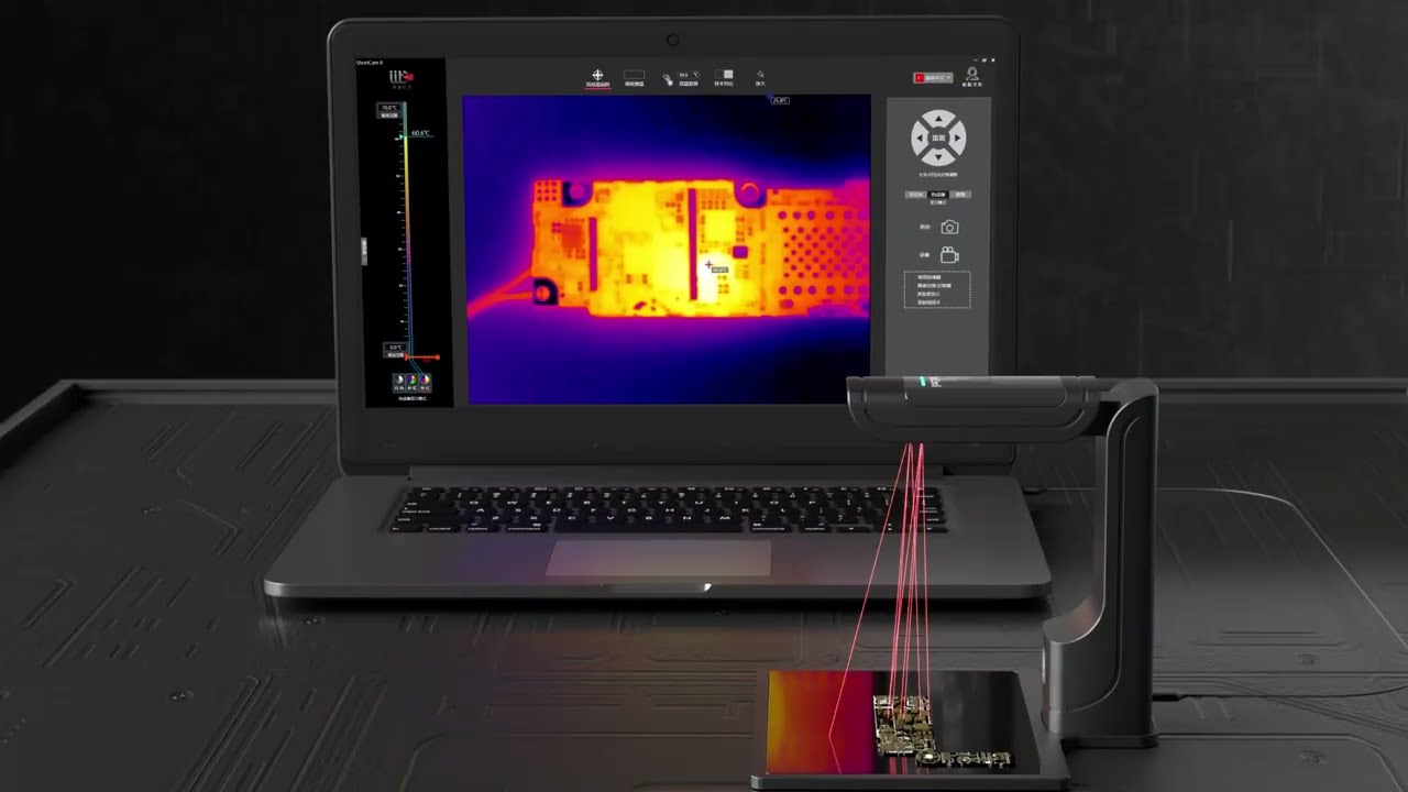 Launch Linkseek ShortCam II Infrared Thermal Camera PCB Fault Diagnosis Tool