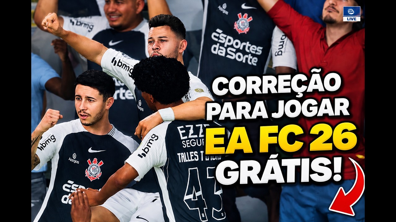 SAIU!!! NOVA CORREÇÃO V1.5.0 COMO JOGAR EA FC 26 (FUNCIONANDO) 🔥