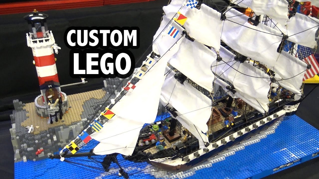 LEGO USS Constitution Old Ironsides War Ship | Brick Fiesta 2019