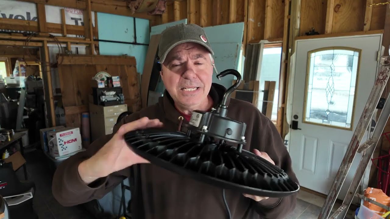 How to Install a 240W High Bay Light in a Storage Room | JC-LGL LED Lighting