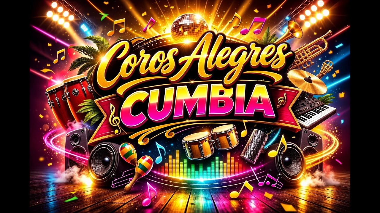 Coros alegres// cumbia // alabanzas para el Rey 