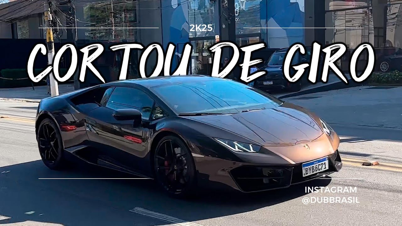AUMENTA O SOM - LAMBORGHINI CORTOU DE GIRO NA AVENIDA