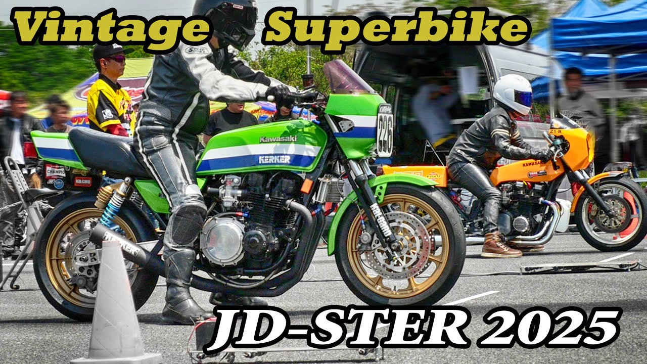 JD-STER2025 Rd.02 Motorcycle Drag Racing ビンテージスーパーバイクまとめ