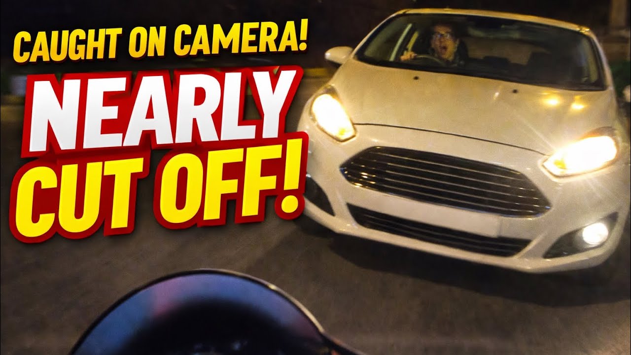 Idiot driver nearly hits me!!!… (HONDA CBR125R)