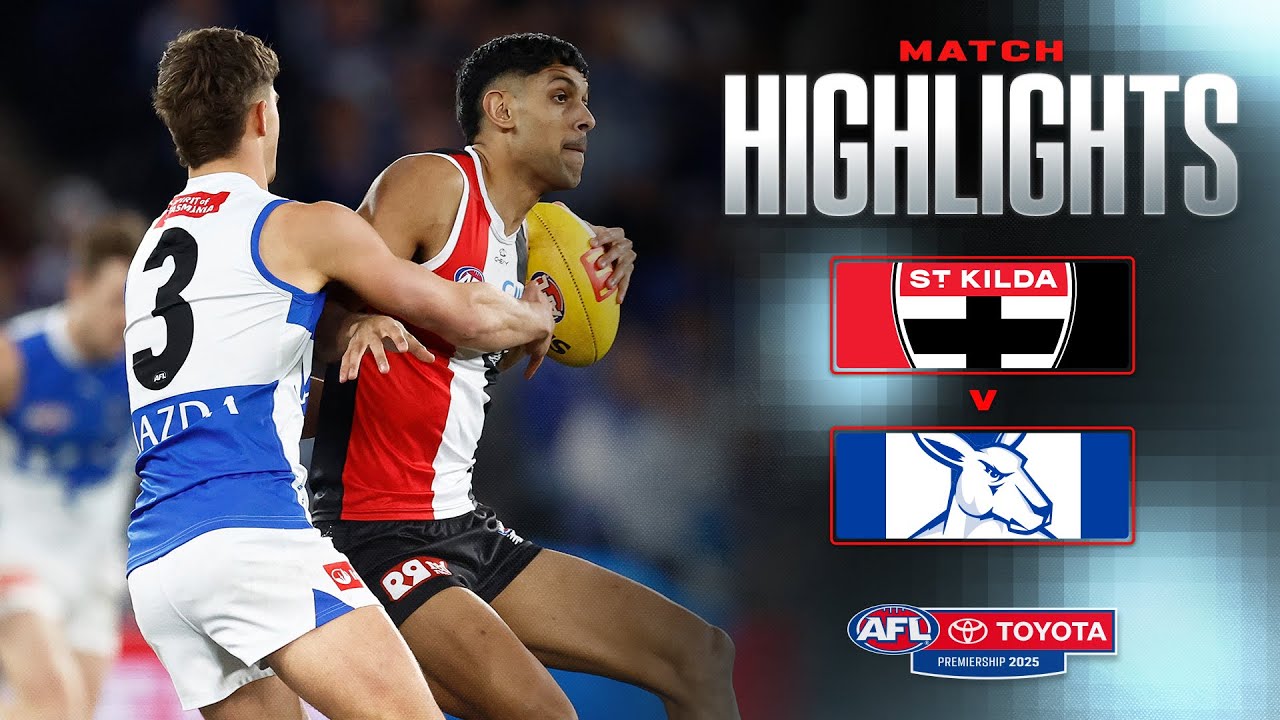 St Kilda v North Melbourne Highlights | Round 21, 2025 | AFL