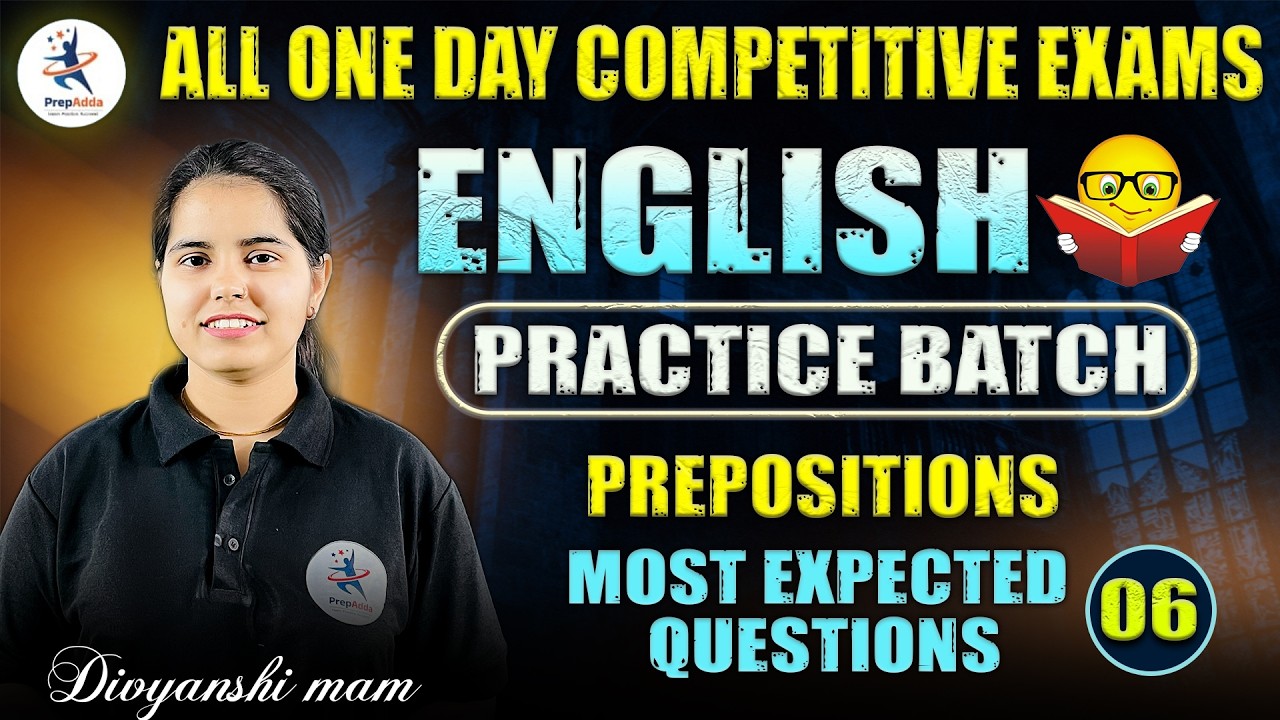 English Practice Batch | Most Expected Questions | All Central & State Exams | English Live Class