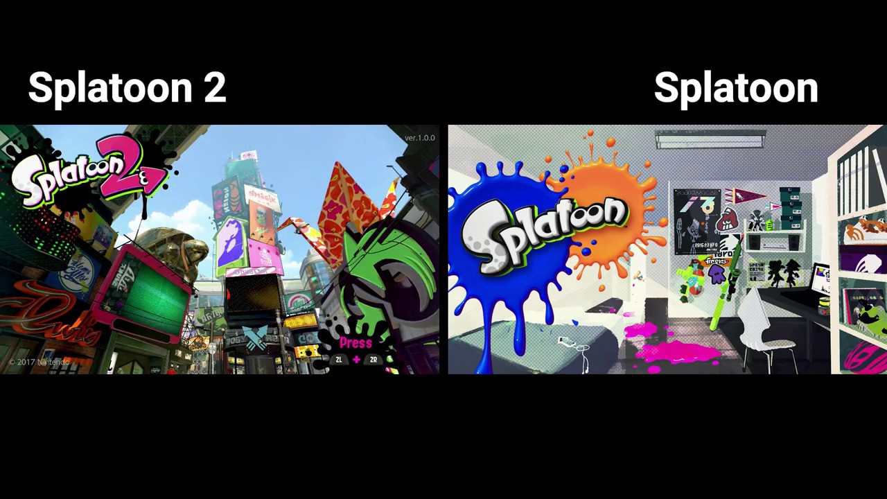 Splatoon 1 vs Splatoon 2 │Load Time Comparison