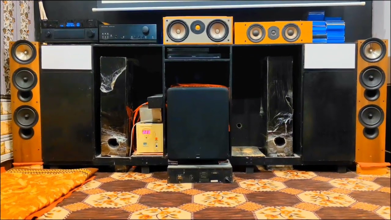 Kef IQ9 With Yamaha Rx A 2070 .2 Chanel stereo test