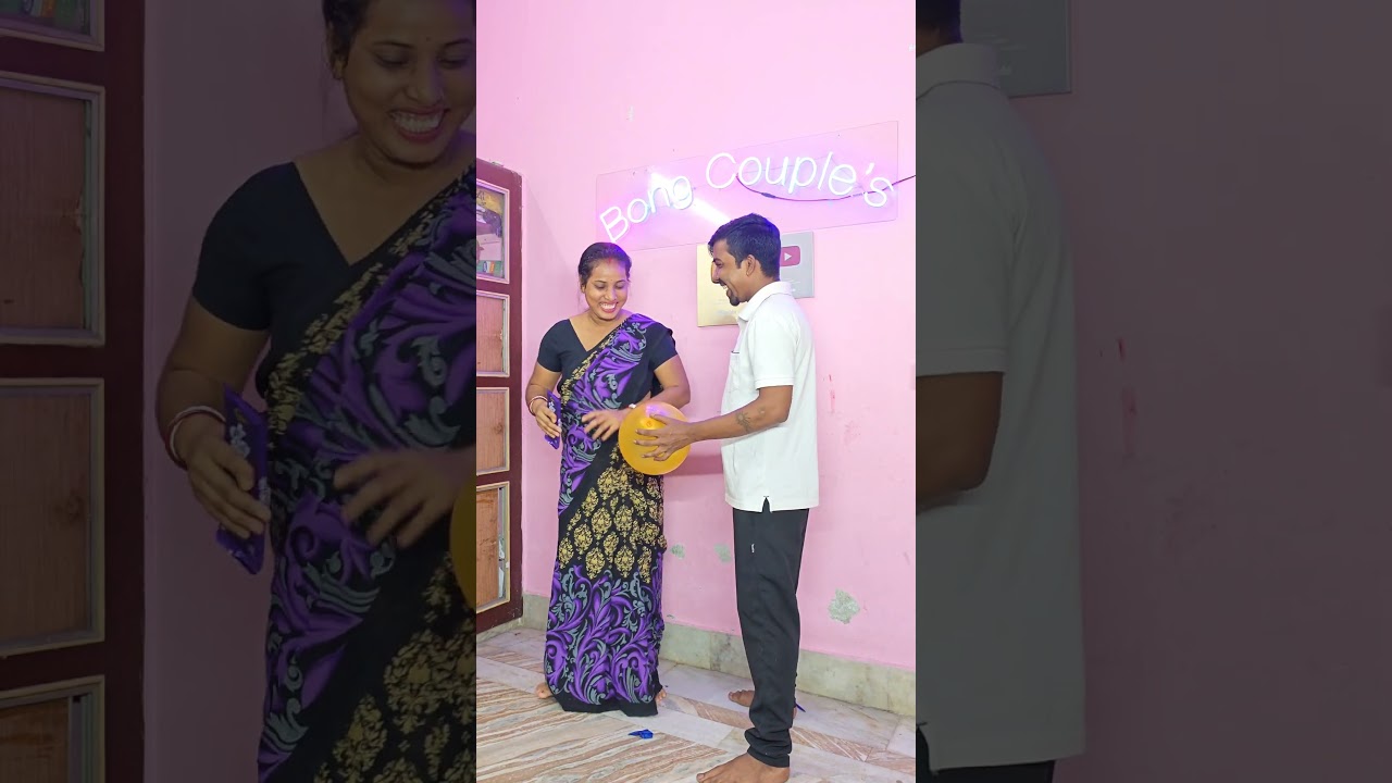 COUPLES BALLOON POP CHALLENGE GONE WRONG! (Chocolate Prize?!) 😂 #coupleschallenge #balloonchallenge