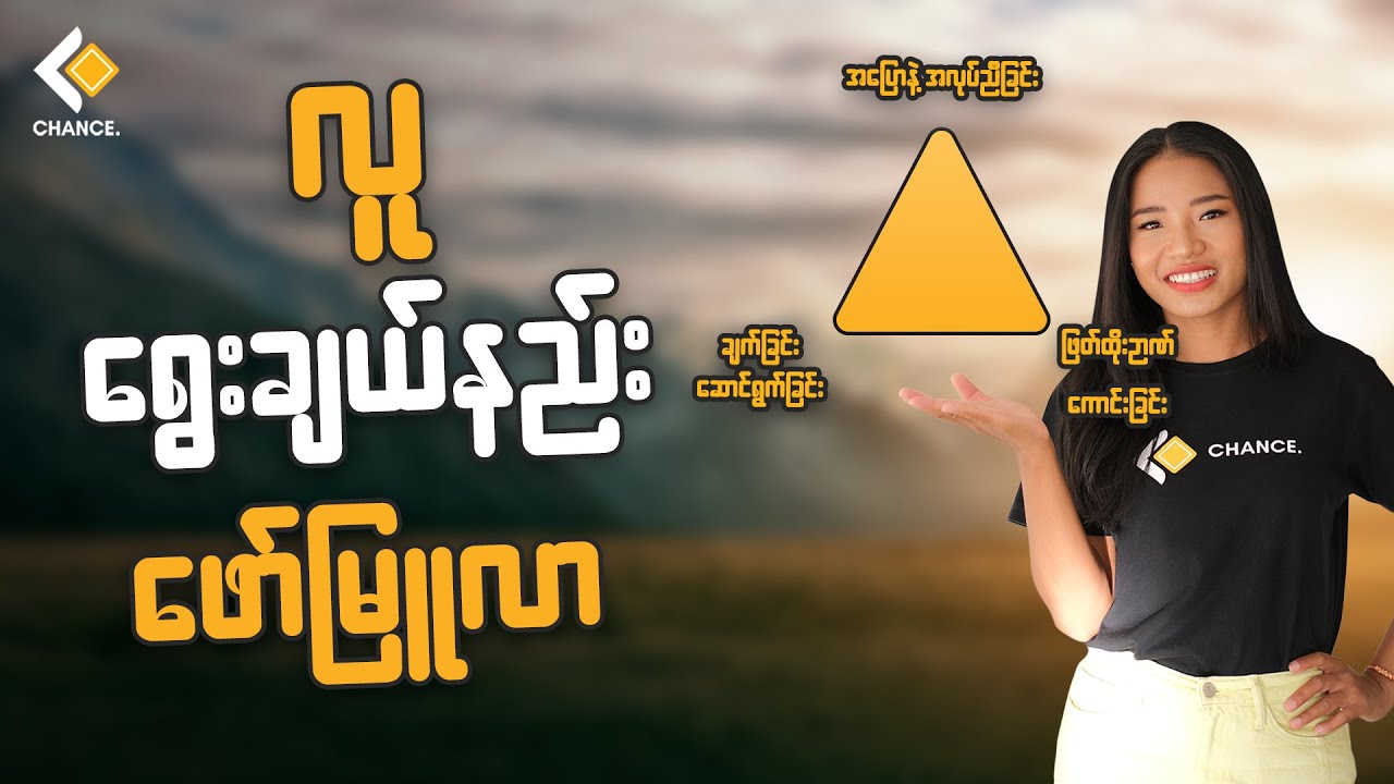 လူရွေးချယ်မှု မှန်ကန်ဖို့ဆိုရင် ဒီ Formula ကို သိထားရမယ်။