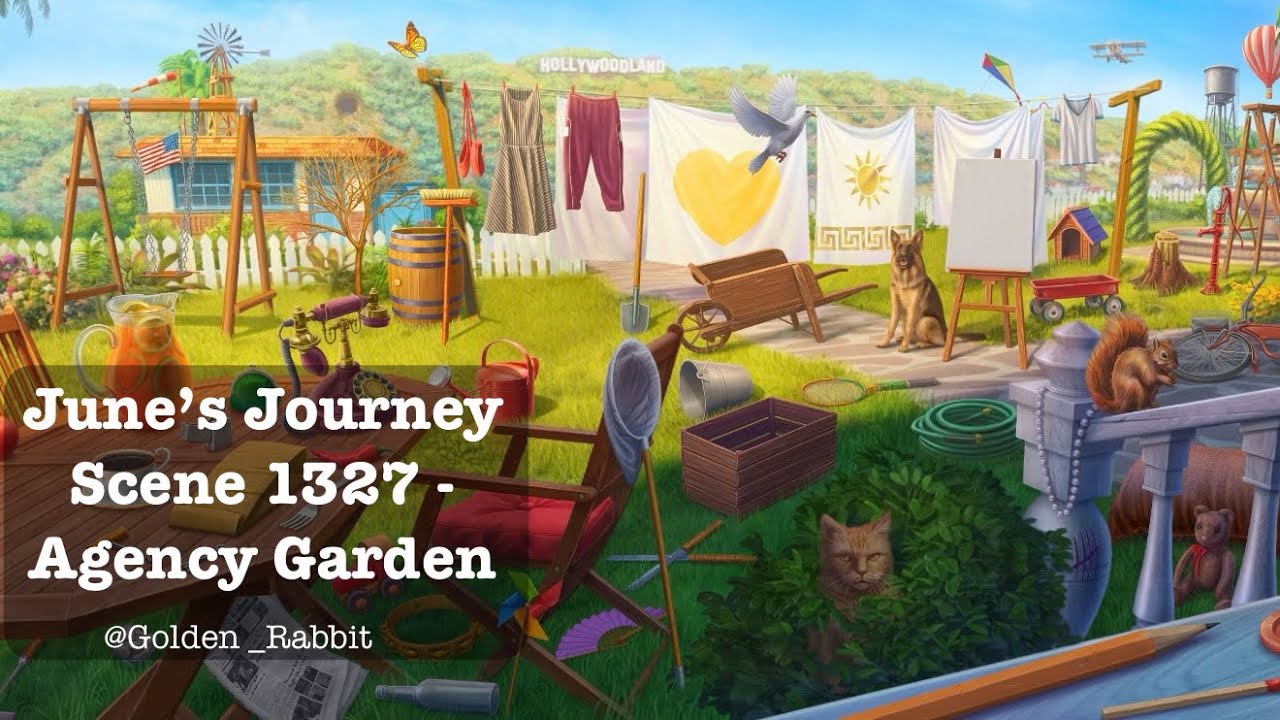 June’s Journey 1327 - Agency Garden. No Sound, No Loading Screens & No Leaderboard Screens.