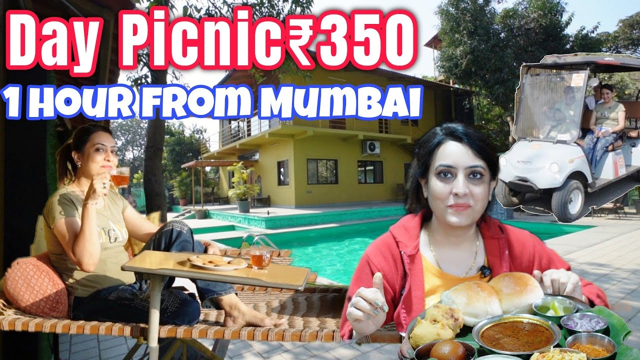 Pure Veg Food | One Day Picnic Rs.350 near Mumbai | Weekend Getaway | FREE STAY in Villa, Seva Vivek