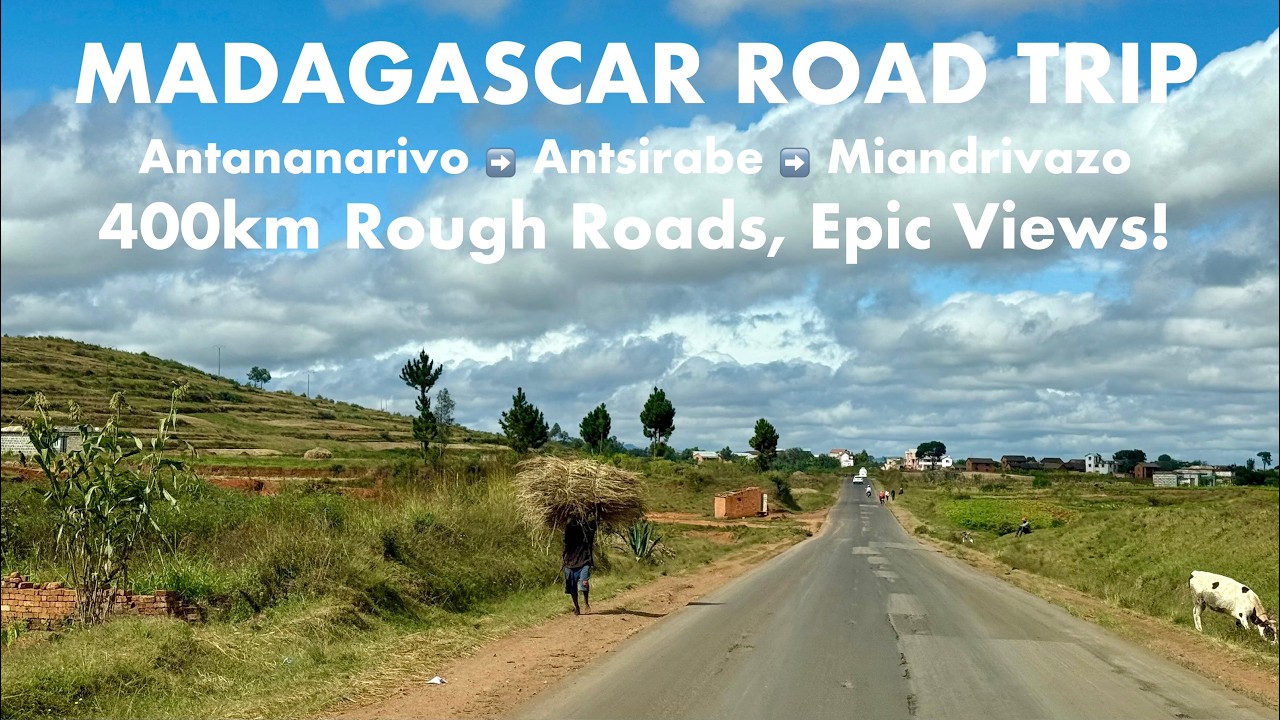 Madagascar Road Trip Adventure: Antananarivo ➡️ Antsirabe ➡️ Miandrivazo - 400km of Epic Landscapes