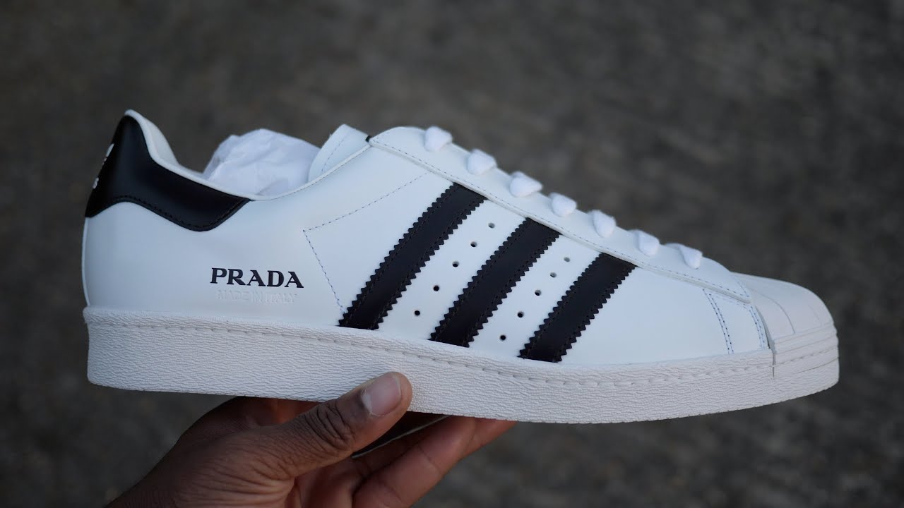 Adidas x Prada Superstar 'White & Black' Unboxing (2020)