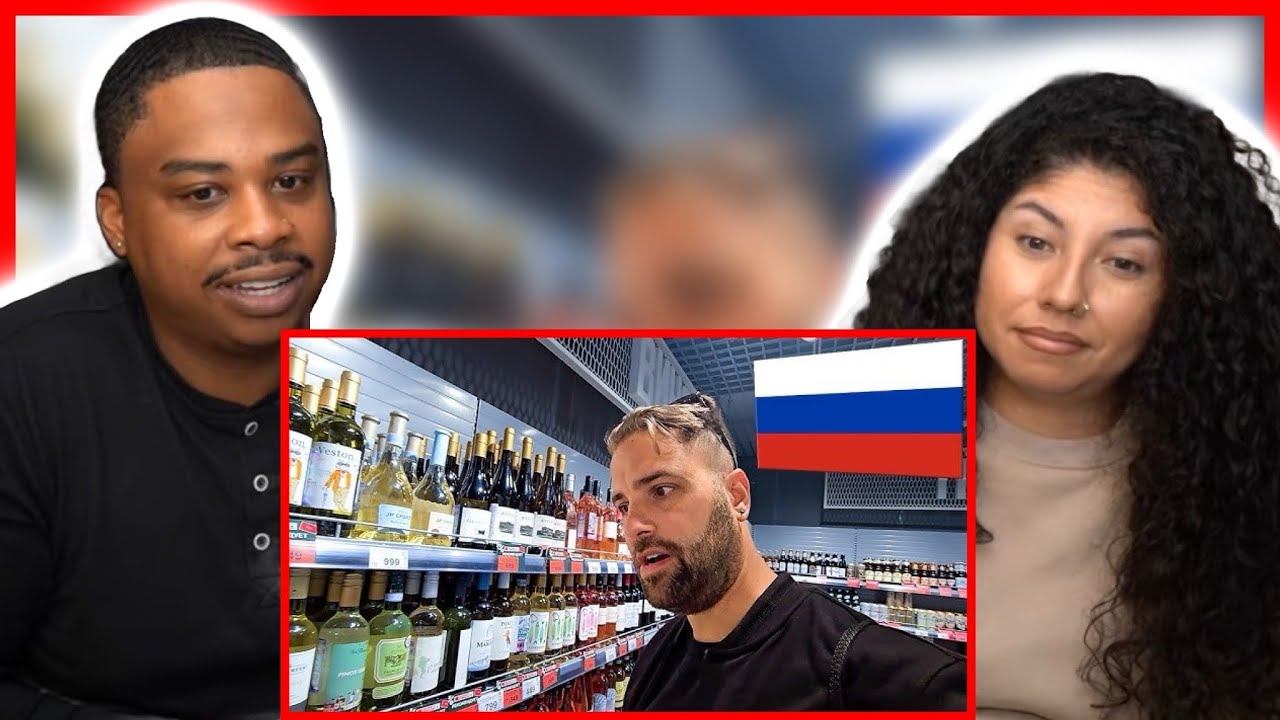 AMERICANS REACT TO WHATS BEING SOLD IN RUSSIAN SUPERMARKETS