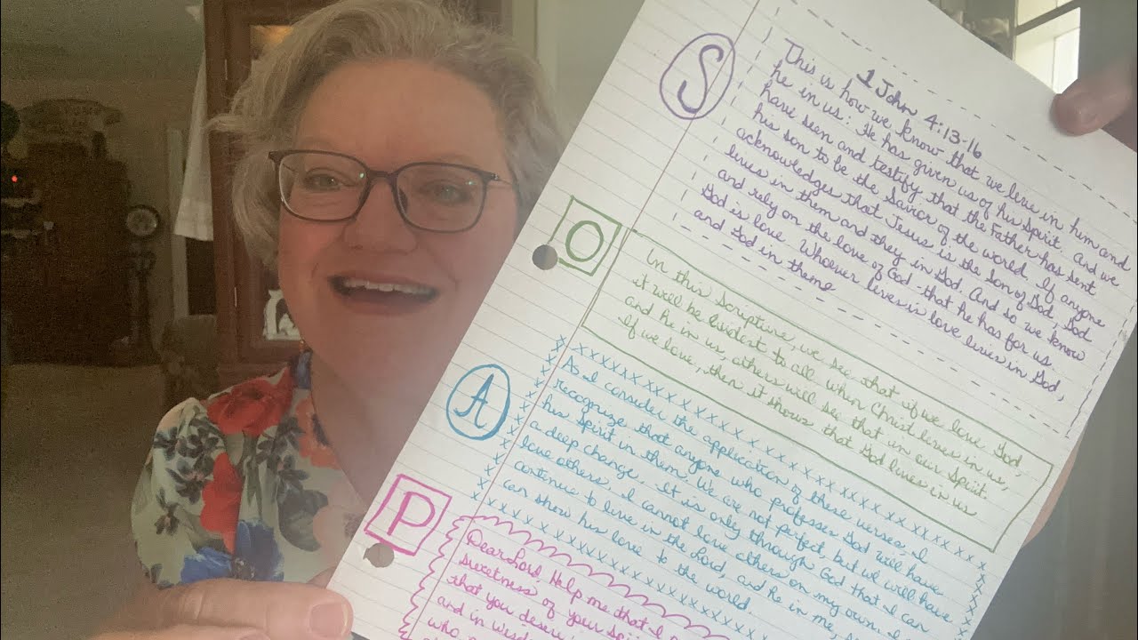 The Practical Side Of Scripture Writing And How To Use The SOAP Method