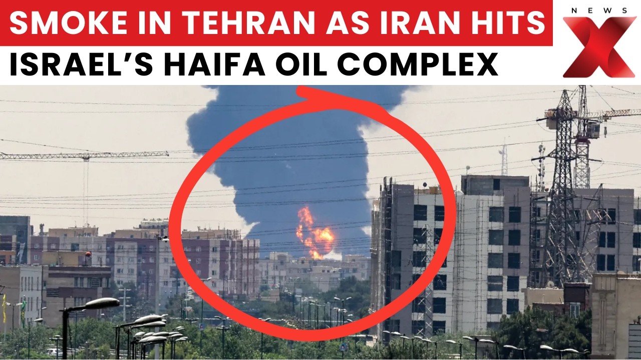 War Escalates! Smoke Blankets Tehran After Strikes — IRGC Claims Retaliatory Attack on Haifa