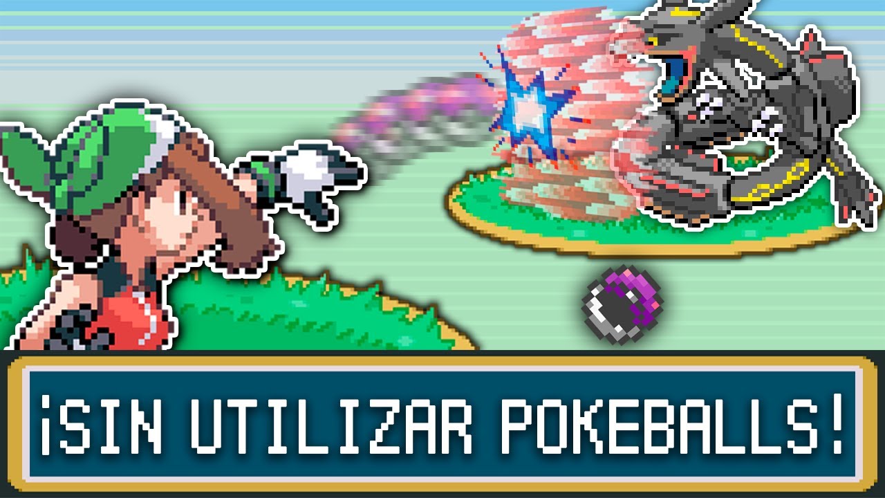 ¿Puedo COMPLETAR Pokemon Esmeralda sin usar Pokeballs?